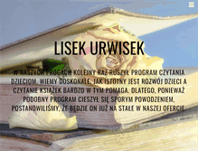 Tablet Screenshot of lisek-urwisek.pl
